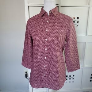 LANDS’ END No Iron Supima Women’s Long Sleeve Tops Size 2